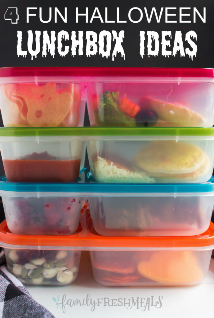 4 Fun Halloween Lunch Box Ideas from Family Fresh Meals