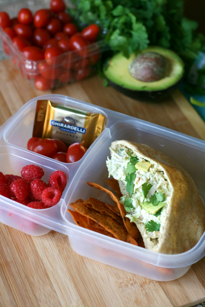 Healthy Avocado Chicken Salad via @familyfresh