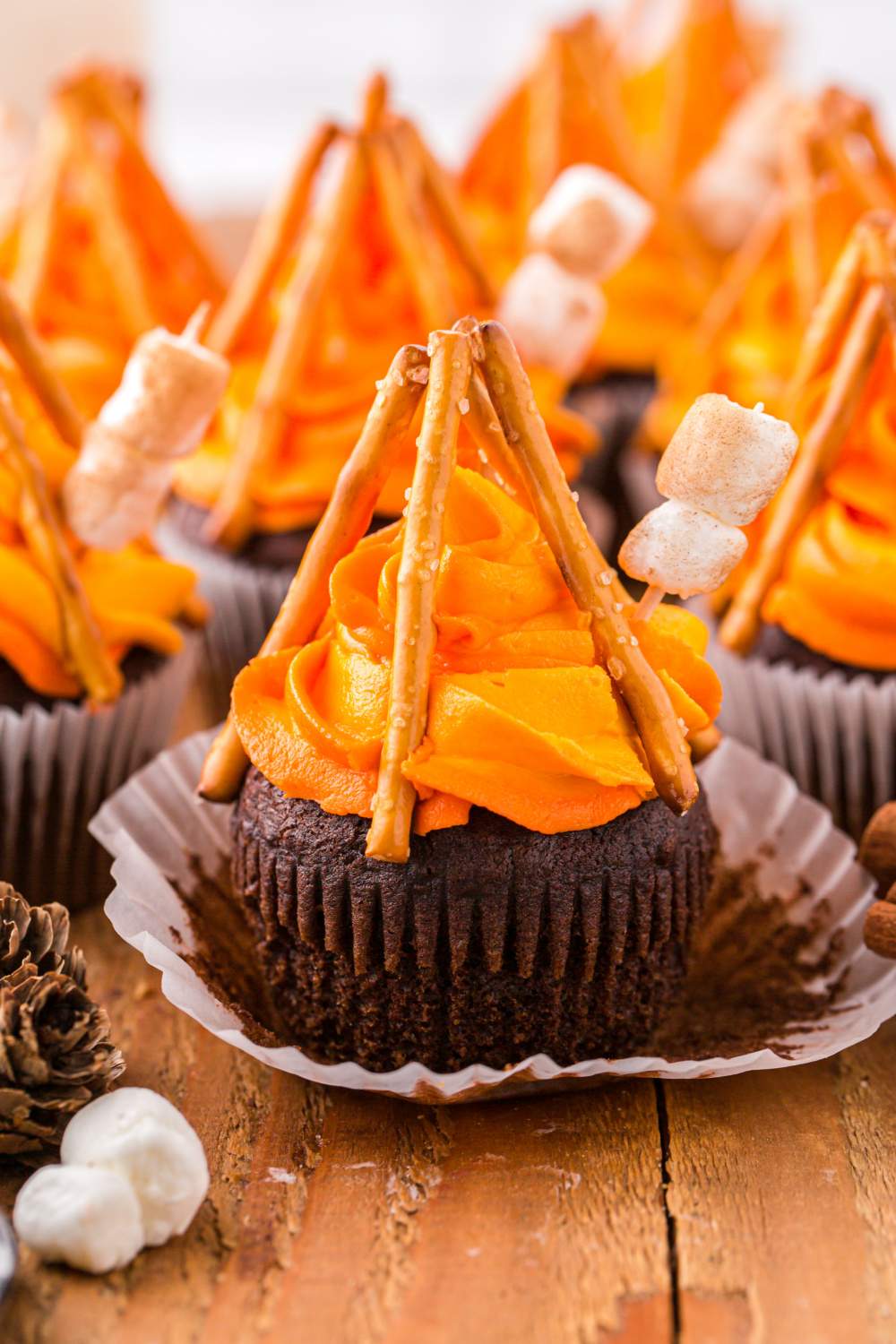 Bonfire Cupcakes