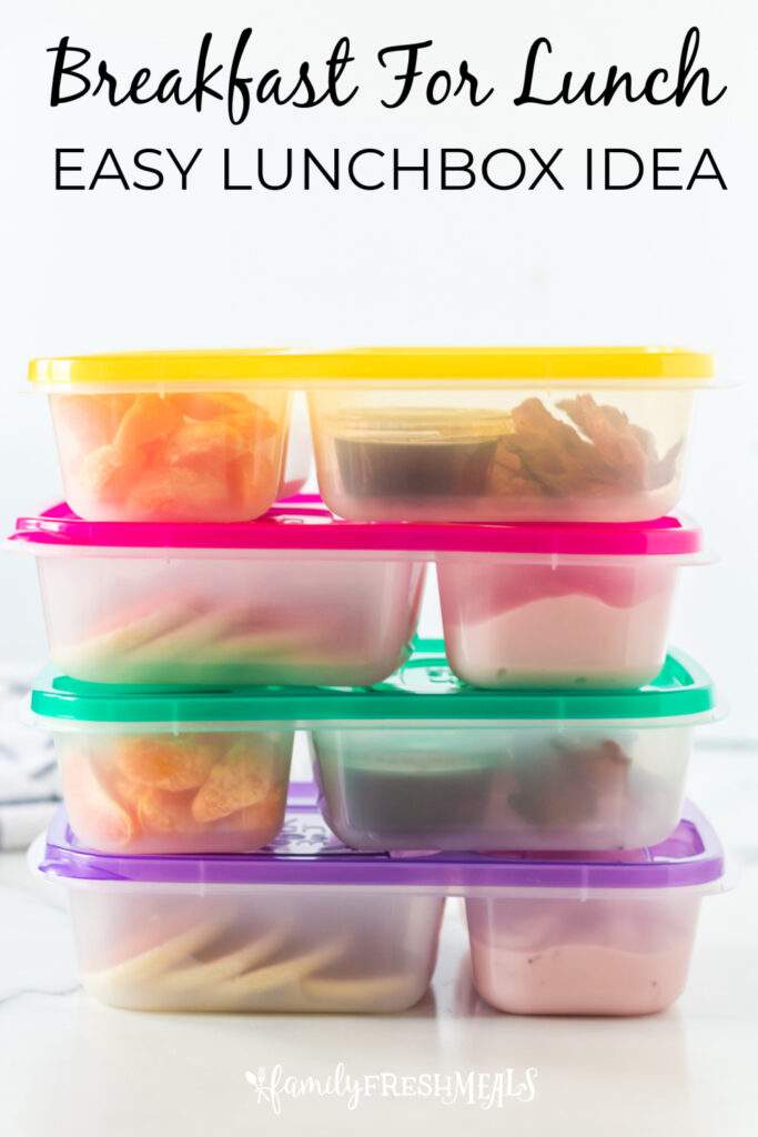 Stacked lunchboxes