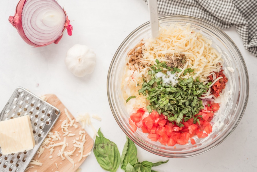 ingredients in a mixing bowl