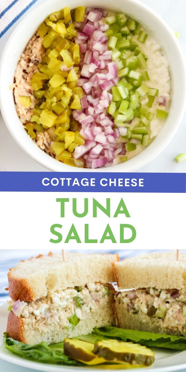 Cottage Cheese Tuna Salad recipe from Family Fresh Meals via @familyfresh