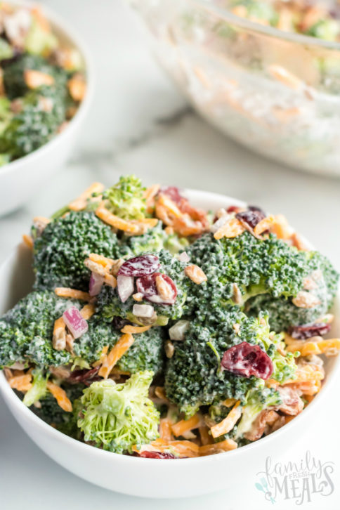 Creamy Broccoli Salad recipe - Family Fresh Meals