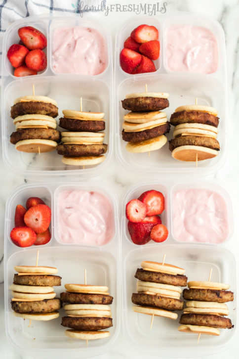 DIY Lunchable Bruchable Sausage Lunchbox - Family Fresh Meals