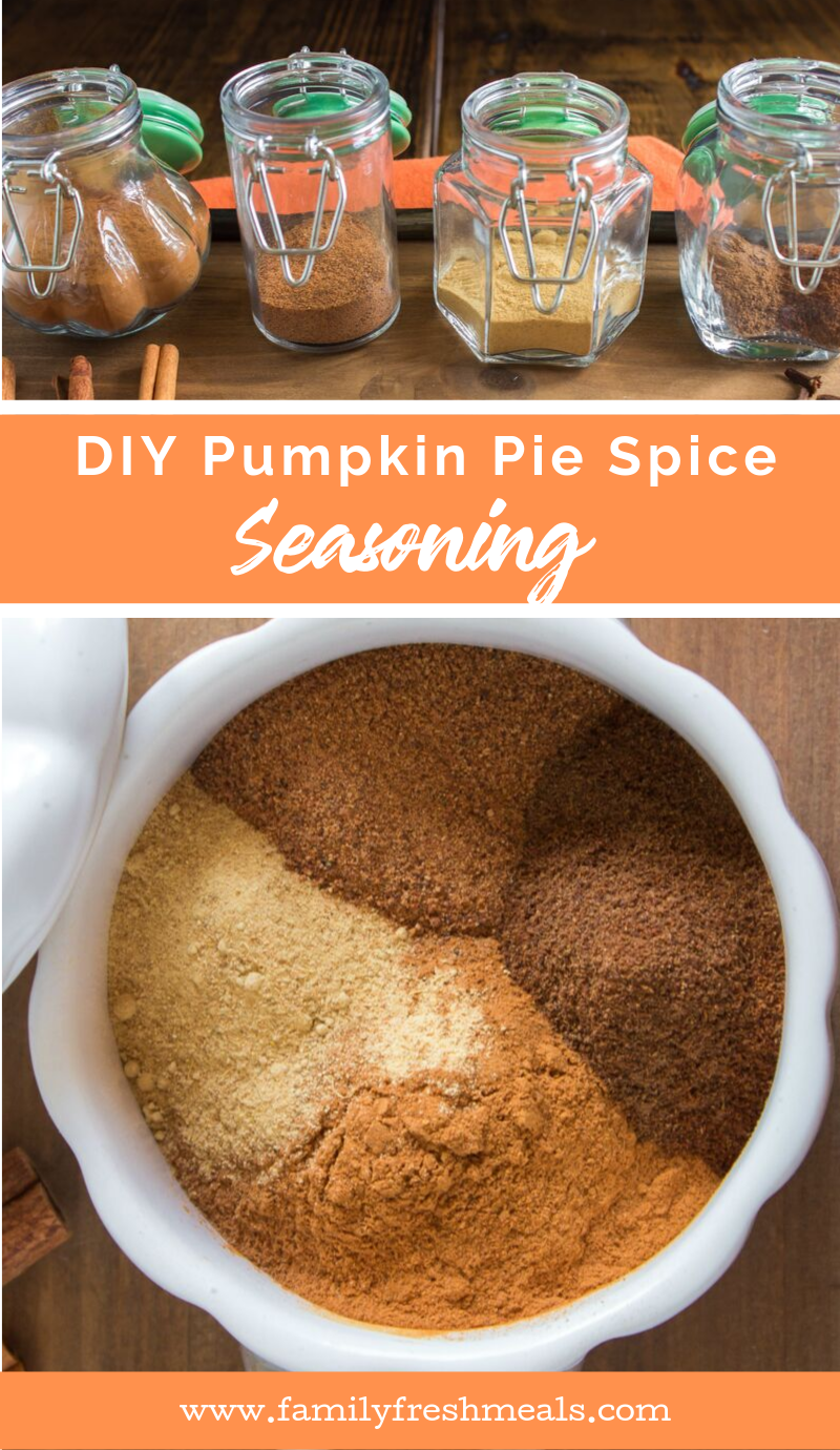 DIY Pumpkin Pie Spice Seasoning #pumpkin #pumpkinspice #seasoning #homemade #diyseasoning #pumpkinpie #familyfreshmeals via @familyfresh