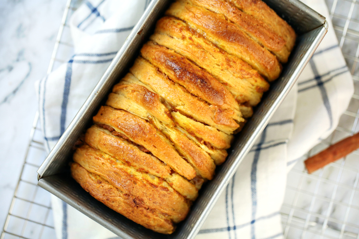 Easy Pumpkin Caramel Pull Apart Bread - Step 4