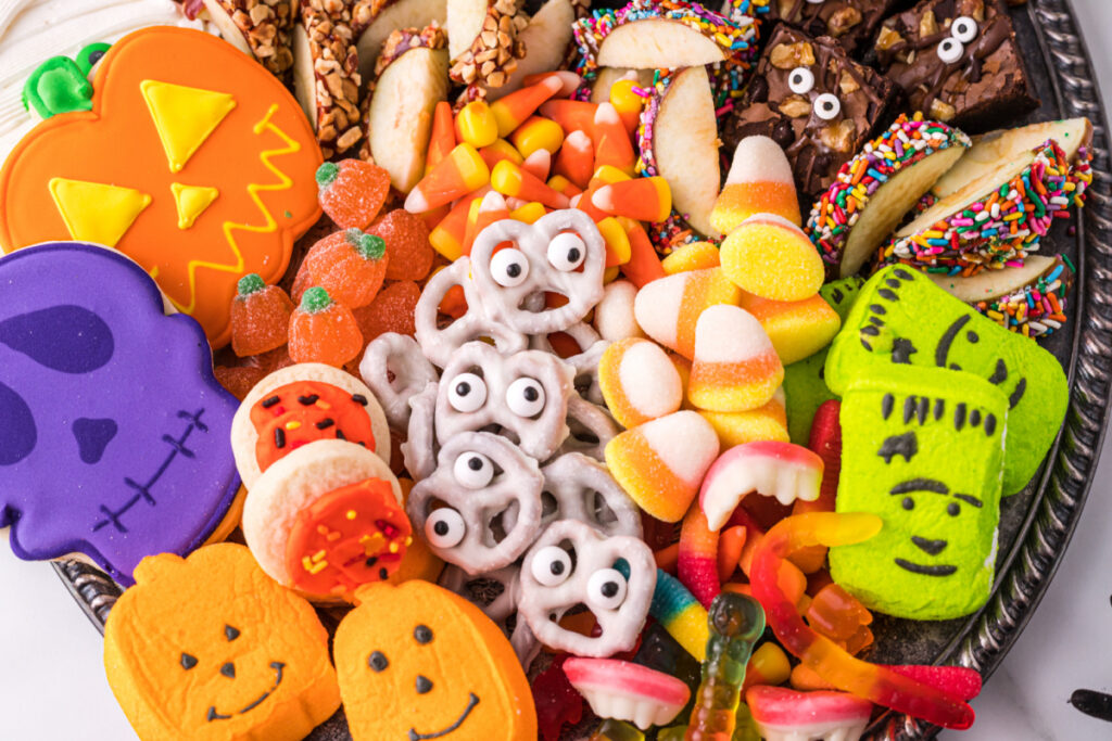 Fun Kid Halloween Snack Board