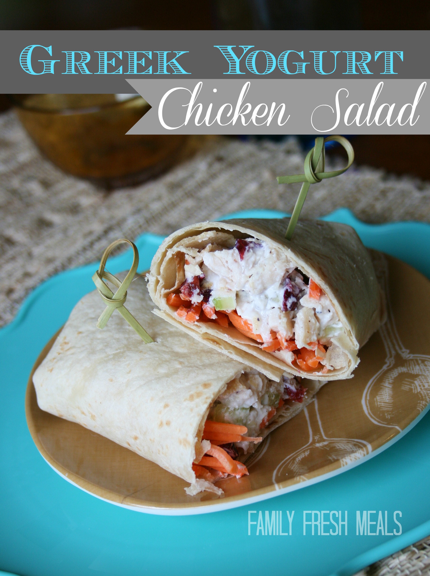 Greek Yogurt Chicken Salad Recipe via @familyfresh