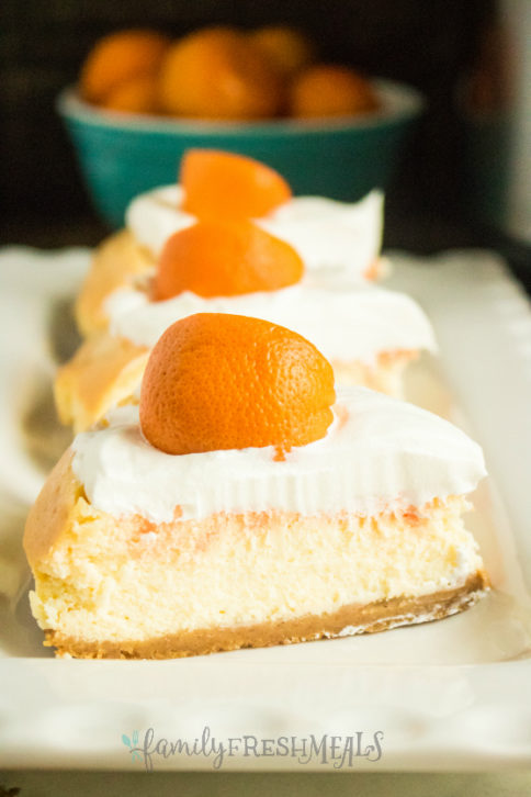 Instant Pot Orange Creamsicle Cheesecake Recipe - Family Fresh Meals