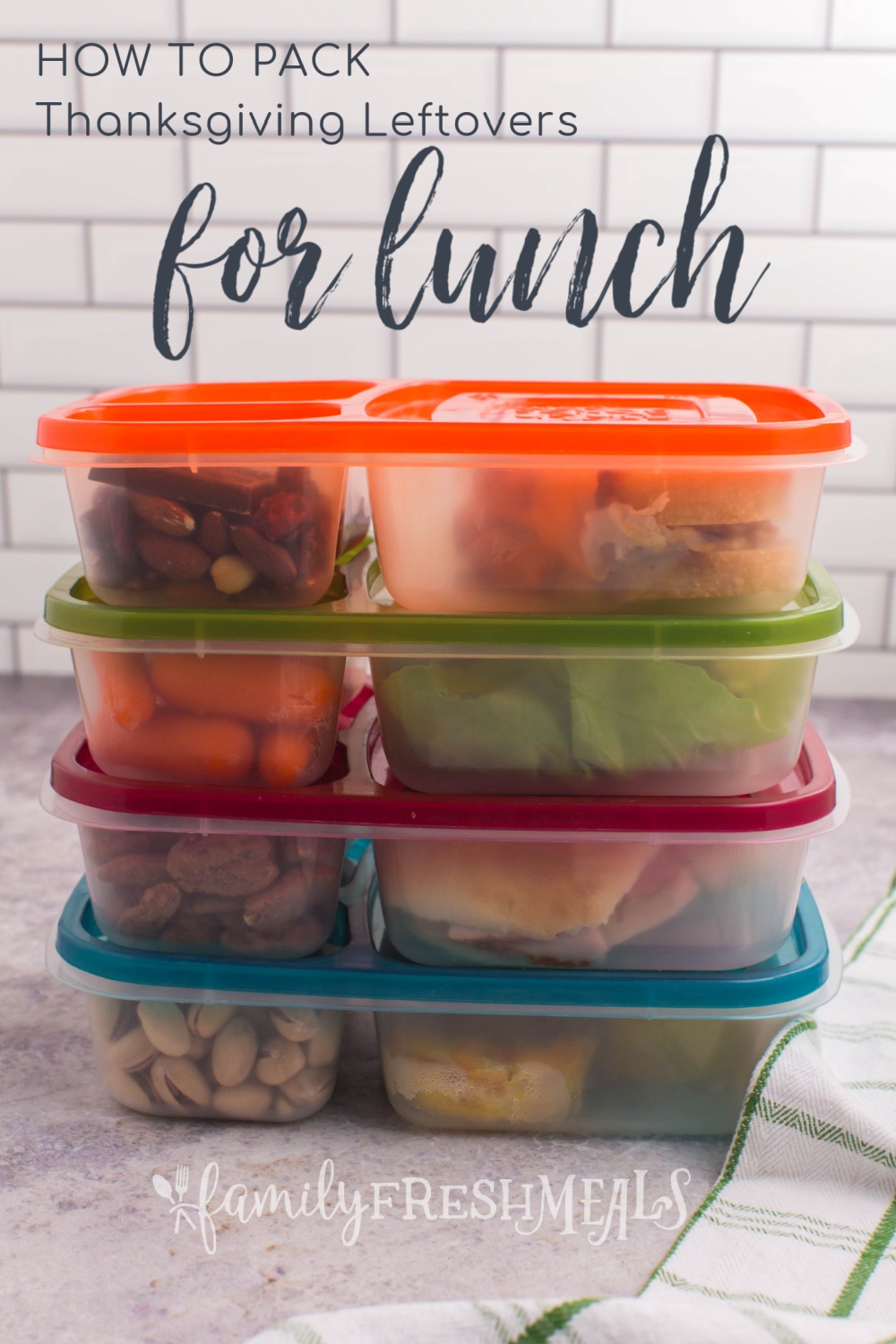 Rather than just serve up a rerun of Thanksgiving dinner, here are some new and fun Leftover Thanksgiving Food Lunchbox Ideas. via @familyfresh