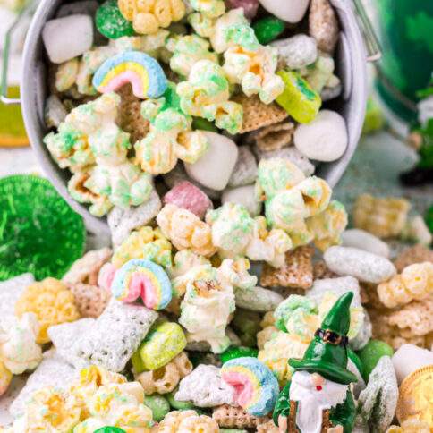 Leprechaun Bait pouring out of a bucket