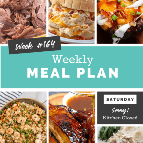 Easy Weekly Meal Plan Week 164 - Family Fresh Meals