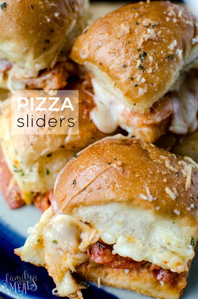 pizza sliders - familyfreshmeals.com