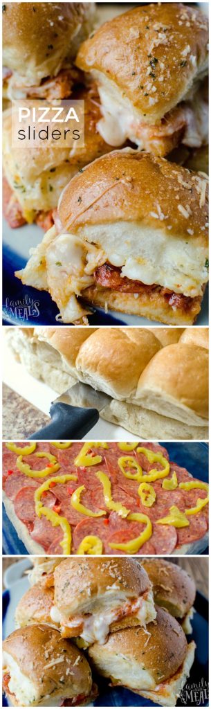 pizza sliders - familyfreshmeals.com