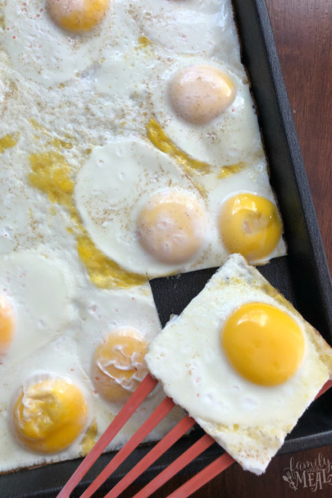 Sheet Pan Eggs - How too cook eggs in a sheet pan