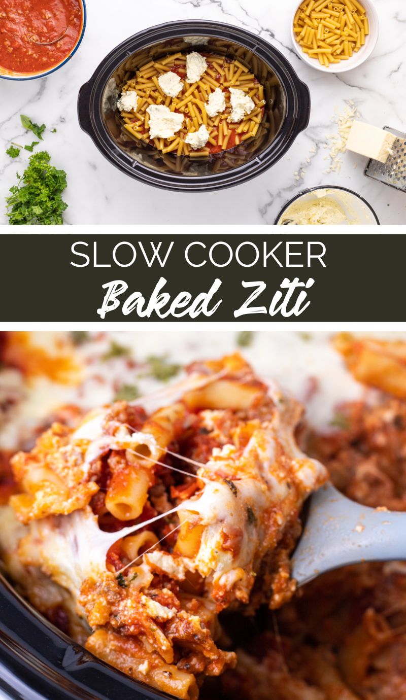 If you're looking for a simple and delicious meal that you can make with little effort, then look no further than this Slow Cooker Baked Ziti! via @familyfresh