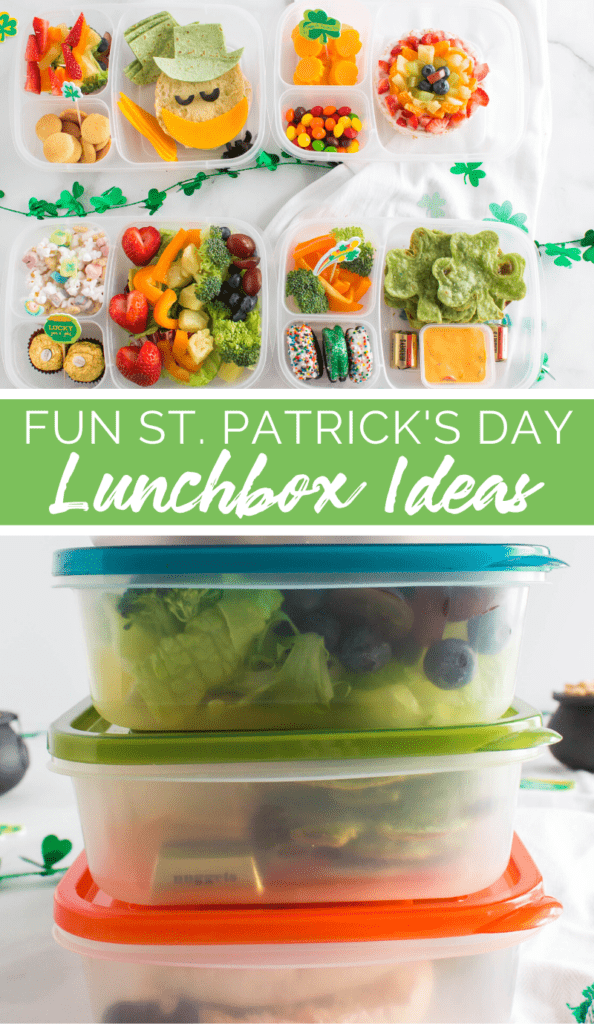 St. Patricks Day fun Easy Lunchbox Ideas from Family Fresh Meals