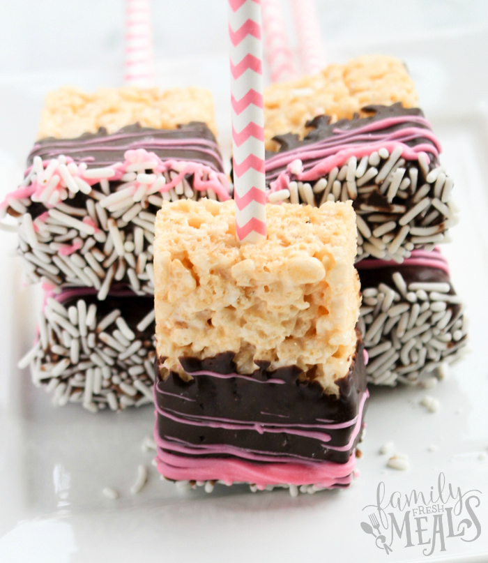 Valentines Rice Krispie Treats Recipe - FamilyFreshMeals.com