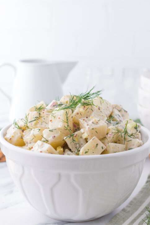 Dill Potato Salad in bowl